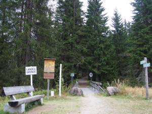 am Grenzübergang Gsenget - Stubenbach