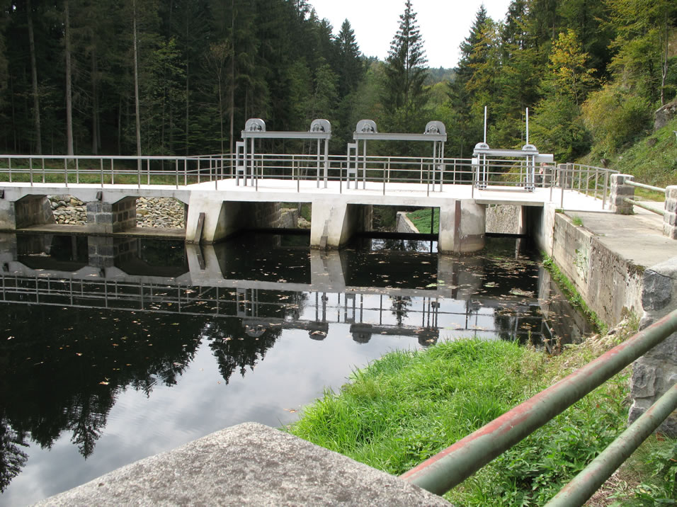 Saußbach Stausee