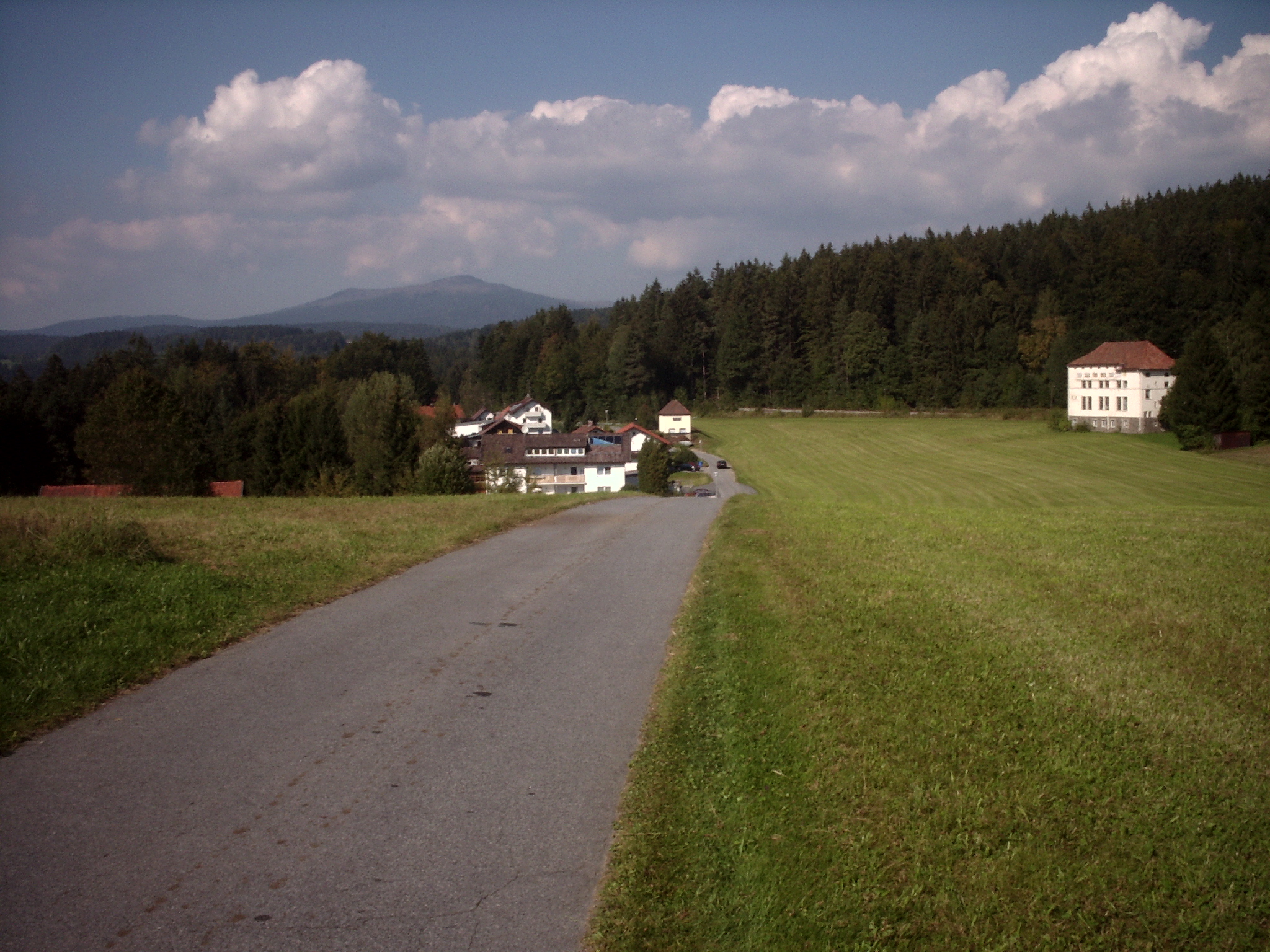 Blick zum Großen Rachel von Großarmschlag